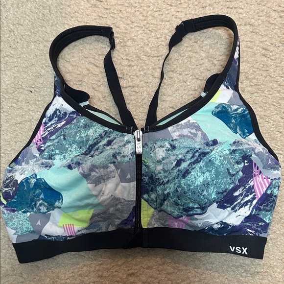 4/$20 VSX Multicolor Front Closure Sports Bra - Picture 1 of 4